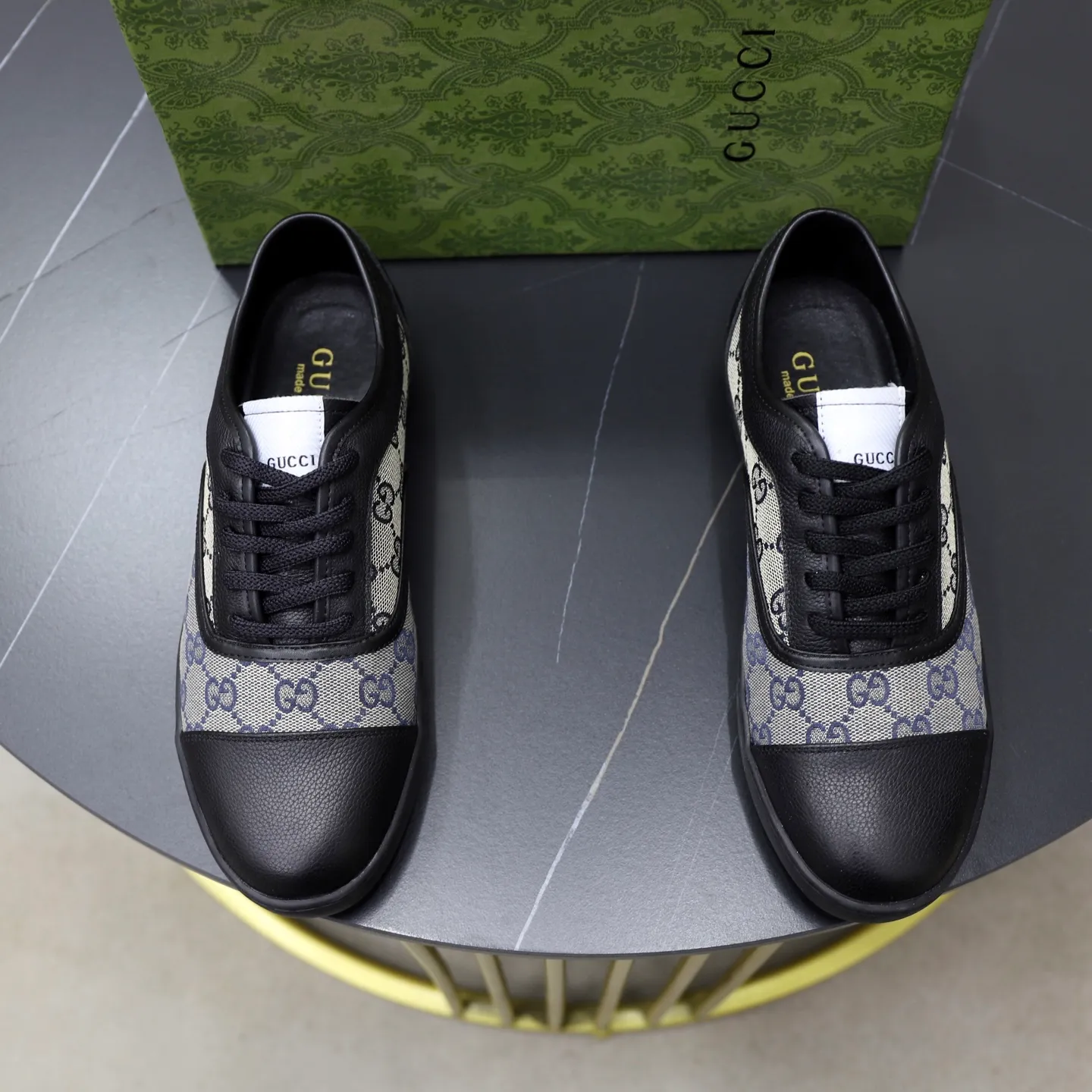 Men's shoes: 400💰🙅‍♂️🙅‍♂️🙅‍♂️ Brand: GUCCI Standard code: 38-44 Grade: Same as the official website Material: Original leather splicing Comfortable sheepskin lining Lightweight wear-resistant outsole Style category: Men's fashionable casual shoes Running sneakers Distinguished luxury brand elements Top luxury Color: Actual picture color